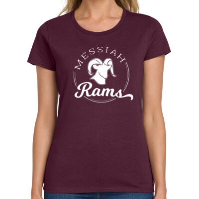 Messiah Rams - Ladies Heavy Cotton 100% Cotton T Shirt Thumbnail