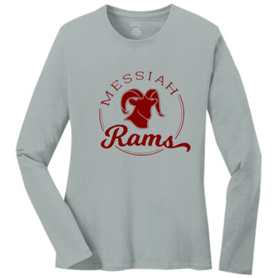 Messiah Rams - Ladies Long Sleeve Core Cotton Tee Thumbnail