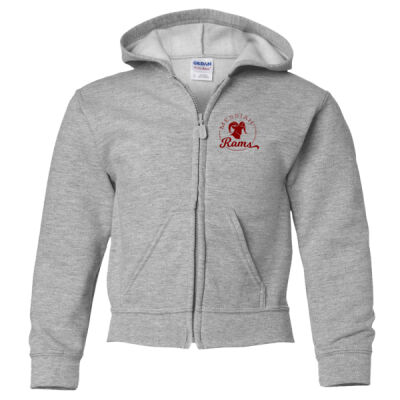 Messiah Rams - Heavy Blend Youth Full-Zip Hooded Sweatshirt Thumbnail