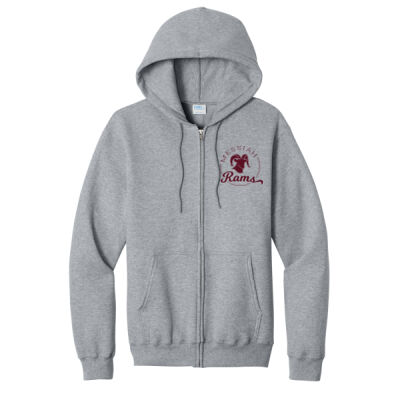 Messiah Rams - Core Fleece Full Zip Hooded Sweatshirt Thumbnail