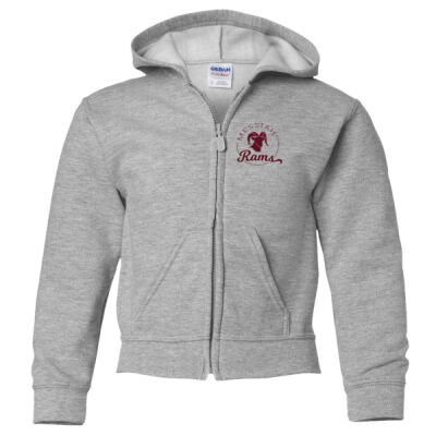 Messiah Rams - Heavy Blend Youth Full-Zip Hooded Sweatshirt Thumbnail