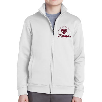 Messiah Rams - Youth Sport Wick ® Fleece Full Zip Jacket Thumbnail