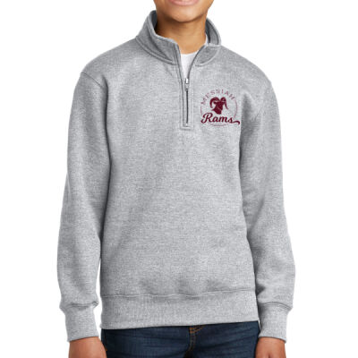 Messiah Rams - Youth Core Fleece 1/4 Zip Pullover Sweatshirt Thumbnail