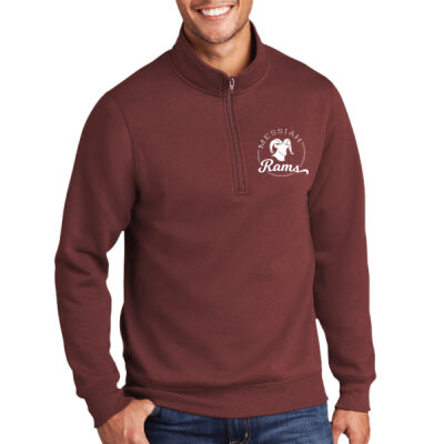 Messiah Rams - Core Fleece 1/4 Zip Pullover Sweatshirt Thumbnail