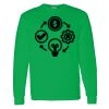 Heavy Cotton 100% Cotton Long Sleeve T Shirt Thumbnail
