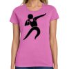 Ladies Heavy Cotton 100% Cotton T Shirt Thumbnail