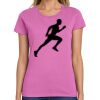 Ladies Heavy Cotton 100% Cotton T Shirt Thumbnail