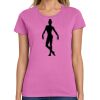 Ladies Heavy Cotton 100% Cotton T Shirt Thumbnail