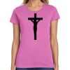 Ladies Heavy Cotton 100% Cotton T Shirt Thumbnail