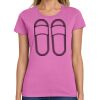 Ladies Heavy Cotton 100% Cotton T Shirt Thumbnail