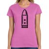 Ladies Heavy Cotton 100% Cotton T Shirt Thumbnail