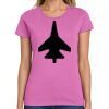 Ladies Heavy Cotton 100% Cotton T Shirt Thumbnail