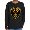 Youth Heavy Cotton 100% Cotton Long Sleeve T Shirt Thumbnail