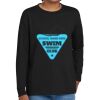 Youth Heavy Cotton 100% Cotton Long Sleeve T Shirt Thumbnail