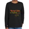 Youth Heavy Cotton 100% Cotton Long Sleeve T Shirt Thumbnail