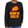 Youth Heavy Cotton 100% Cotton Long Sleeve T Shirt Thumbnail
