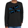 Youth Heavy Cotton 100% Cotton Long Sleeve T Shirt Thumbnail
