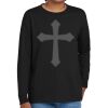 Youth Heavy Cotton 100% Cotton Long Sleeve T Shirt Thumbnail