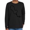 Youth Heavy Cotton 100% Cotton Long Sleeve T Shirt Thumbnail