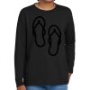 Youth Heavy Cotton 100% Cotton Long Sleeve T Shirt Thumbnail