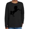 Youth Heavy Cotton 100% Cotton Long Sleeve T Shirt Thumbnail