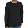 Youth Heavy Cotton 100% Cotton Long Sleeve T Shirt Thumbnail