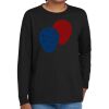 Youth Heavy Cotton 100% Cotton Long Sleeve T Shirt Thumbnail