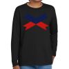 Youth Heavy Cotton 100% Cotton Long Sleeve T Shirt Thumbnail