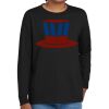 Youth Heavy Cotton 100% Cotton Long Sleeve T Shirt Thumbnail