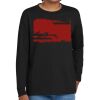Youth Heavy Cotton 100% Cotton Long Sleeve T Shirt Thumbnail