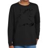 Youth Heavy Cotton 100% Cotton Long Sleeve T Shirt Thumbnail